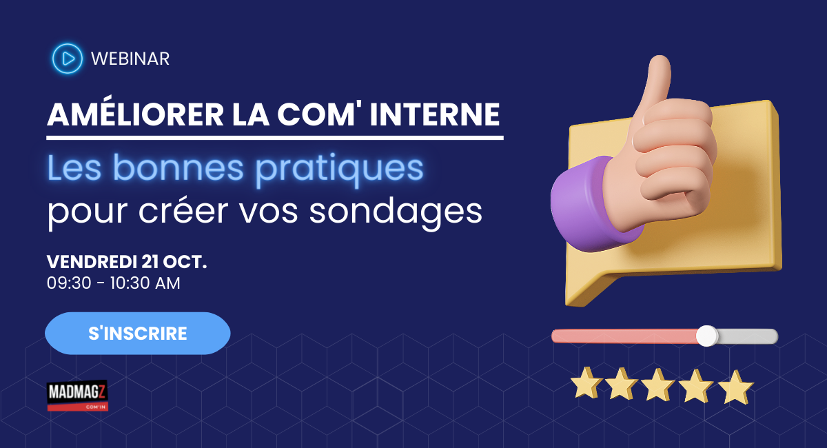 Améliorer la com’ interne : les bonnes pratiques pour créer vos sondages|Améliorer la com’ interne : les bonnes pratiques pour créer vos sondages